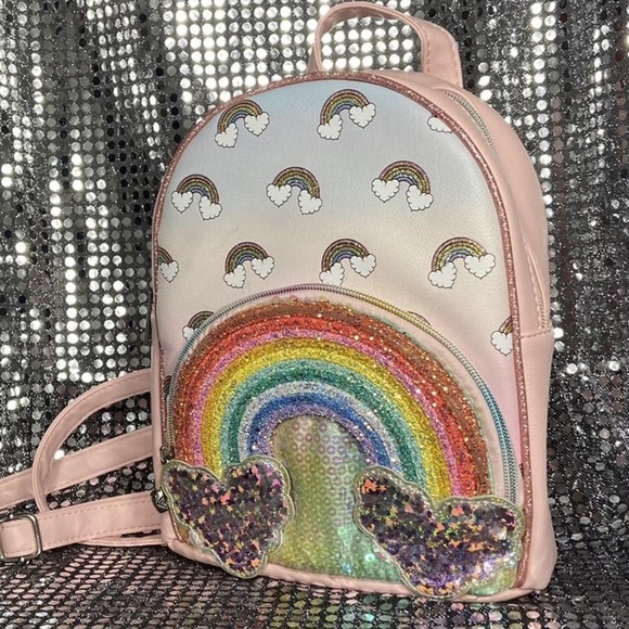 😺MISS GWEN OMG! 🌈 Rainbow Mini Backpack - Picture 2 of 15